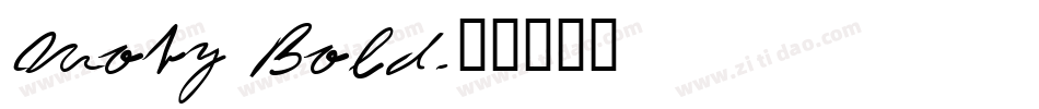 Moby Bold字体转换